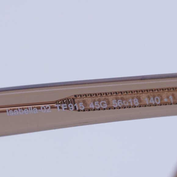 Tom Ford Isabella-02 FT0915 45G Sunglasses Brown Cat Eye Frame, Brown Lenses - Picture 9 of 10